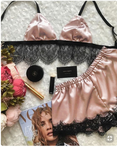 Hoge Kwaliteit Nachtkleding Sexy Goederen Lingerie Set Dames Volledige Vrouwen Ondergoed Met Zachte En Gladde Stof - Product Image 5