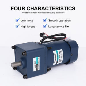 มอเตอร์เกียร์เหนี่ยวนำสำหรับสายพานลำเลียง 220v แรงบิดสูง เสียงรบกวนต่ำ มอเตอร์ไฟฟ้ากระแสสลับเฟสเดียว 200W พร้อมตัวควบคุมความเร็ว - Product Image 2