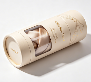 Eco Custom Luxury Gift Box Paper Packaging Underwear Cardboard Tube Box Cylinder <b>Socks</b> and Clothing Packaging With Window - Product Image 5