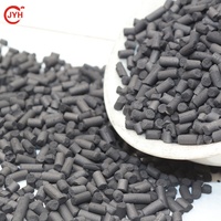 Charbon actif cylindrique à base de charbon à haute dureté (CAS 64365-11-3) pour l'adsorption en phase gazeuse et le contrôle des COV, marque JYH, pureté 99%