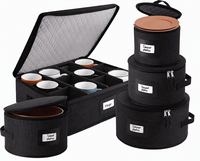 Ensemble de 5 boîtes de rangement pliables et durables pour vaisselle, pour la cuisine