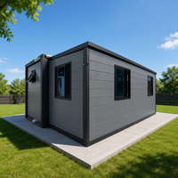 Vidéo de la maison conteneur extensible grise |   Abri préfabriqué industriel certifié CE, clé en main, pour les secours en cas de catastrophe