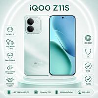 Nouveau Smartphone Original IQOO Z11S 5G 2026 Octa Core 144Hz Langues Mondiales Double SIM 10000mAh Android vivo iqoo z11s Téléphone VIVO