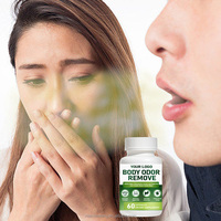 Capsules de chlorophylle de marque privée OEM de haute qualité Odeur fraîche Odeur corporelle Peau Supplément magique pour adultes directement Fabricant