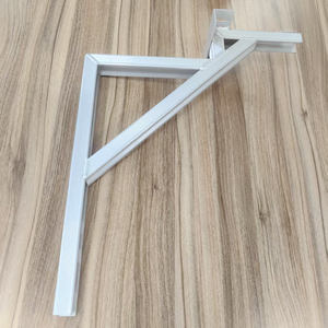 Custom ad alta capacità di carico per saldatura pesante montaggio a parete in alluminio staffa Offset per Modulare esterna condizionatore d'aria pompa di calore - Product Image 3