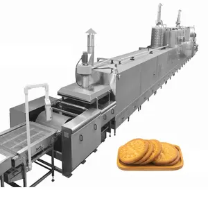 Dough Mixer High Quality Cookie And Biscuit Maker Multifunctional Hard And Soft Biscuit Line Full Automatic Biscuit Plant