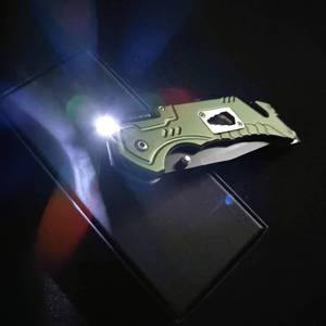 Kit <span class=keywords><strong>de</strong></span> Supervivencia Multiherramienta 9 <span class=keywords><strong>en</strong></span> 1, Encendedor <span class=keywords><strong>de</strong></span> Fuego, Silbato <span class=keywords><strong>de</strong></span> <span class=keywords><strong>Emergencia</strong></span>, Rompecristales, Cuchillo <span class=keywords><strong>de</strong></span> Supervivencia Táctico LED para Caza - Product Image 2