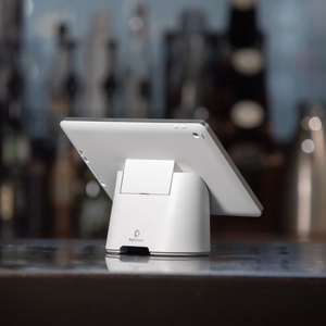 Compteur de tablette Pos <span class=keywords><strong>Support</strong></span> de tablette Ipad <span class=keywords><strong>Support</strong></span> de paiement Pos réglable <span class=keywords><strong>Fixe</strong></span> Universel Flexible pour la vente au détail - Product Image 4