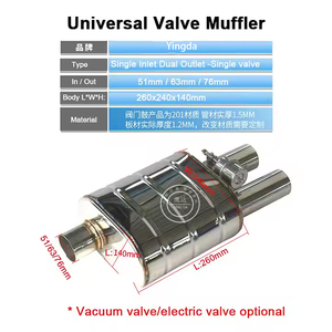 Échappement Valvetronic Valvedrum avec télécommande, silencieux à valve pour Borla <span class=keywords><strong>Remus</strong></span> Magnaflow Standard 2 pouces/2,5 pouces/3 pouces - Product Image 2