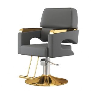 Silla de Barbero Moderna y Duradera de Acero Inoxidable con Asiento Ajustable para Salón y Spa de Luxmars - Product Image 6