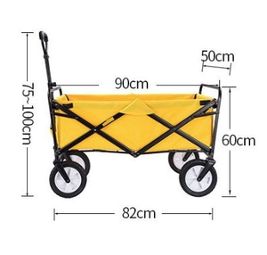 OEMカスタマイズ可能な4輪密閉構造多目的キャンプとビーチ折りたたみトロリーカート - Product Image 2