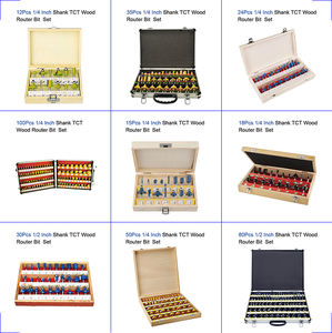 3-teiliges 1/2 Zoll Schaft Wolframkarbid Drachenball Holzfräser-Set für Holzbearbeitung - Product Image 6