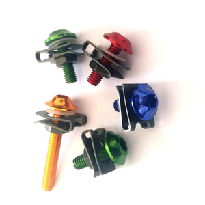 M5x16 Pernos de bloque de freno de bicicleta <span class=keywords><strong>Ti</strong></span>/Golden/Rainbow GR5 TC4 Tornillo de titanio M5M6 - Product Image 5