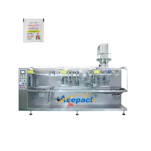 Acepack S-240D 핵심 PLC 구성 요소와 분말 용 고정밀 완전 자동 플랫 파우치 향 주머니 충전 기계