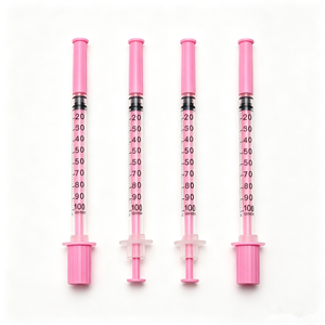 Jeringas de <span class=keywords><strong>Insulina</strong></span> de <span class=keywords><strong>1</strong></span> ml, Calibre 31, 8 mm, Rosadas, para Uso Veterinario, Jeringas de <span class=keywords><strong>Insulina</strong></span> Rosas U100 29g <span class=keywords><strong>1</strong></span>/2" - Product Image 4