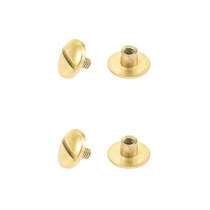 Chicago vida seks cıvata ciltleme sonrası | CNC işlenmiş pirinç çinko alaşım | Deri ürünler için, isim rozetleri ve albüm ciltleme - Product Image 6