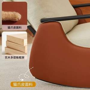 Fauteuil suspendu pour adulte, chaise longue de loisirs, canapé confortable pour balcon, fauteuil paresseux, canapé simple, salon - Product Image 5