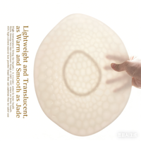Assiettes modernes jetables en porcelaine fine sous glaçure, irrégulières, solides, de 8 pouces, pour salades et plats principaux, idéales pour les fêtes, la maison, le jardin, la cuisine et la salle à manger