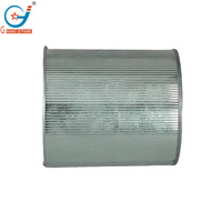 0.6 Galon 5.5 Inci Pot Tanaman Logam Galvanis Vintage