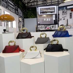 Sac à main pour femme de couleur unie avec imprimé pierre, taille petite, pour la vente en gros directe de l'usine - Product Image 3