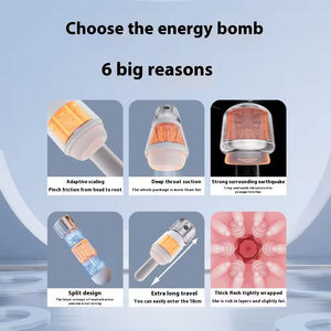 Juguete Sexual Automático para Adultos, Eléctrico, Impermeable, con Sensación Real al Tacto, Copa Telescópica, Entrenador Masculino para Masturbación - Product Image 4