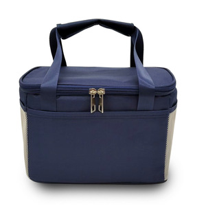 Lonchera Térmica de 2000 ml, Bolsa de Picnic Aislada y Portátil para el Trabajo o la Escuela, Color Azul Oscuro - Product Image 2