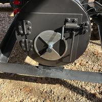 OEM 1/4 pouce en acier robuste, régulateur de tirage à roue à aubes pour fumoir BBQ et ventilation offset, service de fabrication sur mesure par découpe laser