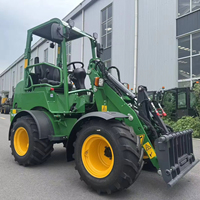 Elektrischer Landwirtschafts-Radlader 0,26m3 Schaufel 5-6 Std. Arbeitszeit LiFePO4-Batterie Kompaktlader für Bauernhof und Ranch