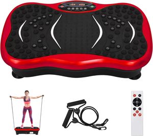 Plataforma Vibratoria de Fitness Vertical con Oscilación, Pantalla LCD, ABS+Acero, Capacidad de 120 kg, Portátil, para Adelgazar, Unisex, en Oferta - Product Image 1