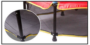 <span class=keywords><strong>Precio</strong></span> de fábrica, trampolín Mini barato, parque de <span class=keywords><strong>fitness</strong></span> al aire libre, trampolín cuadrado redondo para niños de 55 pulgadas con red de seguridad - Product Image 4