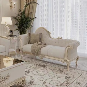 Canapé sectionnel Runwood style palais français de luxe, en bois massif sculpté, style néo-classique européen, pour salon, mobilier de villa - Product Image 5