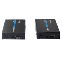 Extensores HDMI de 120M, repetidor HDMI sobre Cat 6 Cat 7, con función IR Cables Ethernet, transmisor Rj45, extensor TX/RX