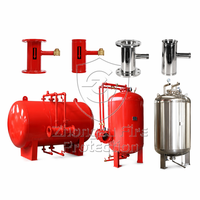 Réservoir à mousse ignifuge ZHONGSU PHYM 1500L, type pressurisé, dispositif de mélange proportionnel pour système d'extinction d'incendie industriel