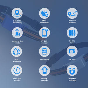 Rastreador de Collar para Perros y Gatos con GPS 4G, Resistente al Agua IP67, 20 Horas de Duración de la Batería, Carga Magnética, Tarjeta SIM, Antipérdida para Mascotas - Product Image 4