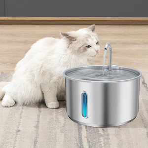 <span class=keywords><strong>Fontaine</strong></span> à <span class=keywords><strong>eau</strong></span> électrique pour animaux de compagnie 4L, en acier inoxydable 304, avec double robinet, pompe <span class=keywords><strong>silencieuse</strong></span> USB 5V, pour <span class=keywords><strong>chat</strong></span> et chien, vente en gros OEM - Product Image 5