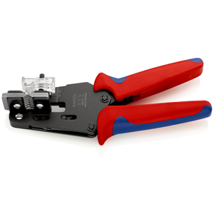 KNIPEX 12 12 14 Pelacables de precisión con cuchillas perfiladas y mangos multicomponentes pulidos de 195 mm - Product Image 1