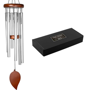 Campanas de viento de aluminio de 26 pulgadas de lujo modernas, adornos de jardín con hierro de almacén en el extranjero, entrega directa al contado - Product Image 2