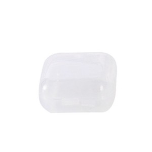 Transparent Square <b>Plastic</b> Storage <b>Box</b> For Jewelry Earrings Ring USB Drive SIM Card Small Size Covered Design - Product Image 4
