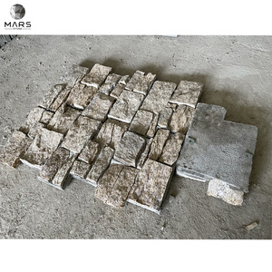 Carrelage d'extérieur et d'intérieur, foyer d'<span class=keywords><strong>angle</strong></span> en peau de tigre, <span class=keywords><strong>pierre</strong></span> de Culture jaune - Product Image 4