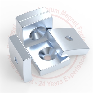 Imanes de Ndfeb redondos del cilindro del imán del neodimio con servicio de proceso de doblez de la raya magnética - Product Image 5