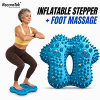 Plataforma de Ejercicio Blanca, Accesorios de Fitness, Stepper Inflable, Máquina de Fitness, Máquina de Cardio para Interiores, Ejercicio en Casa, Ejercicio para la Parte Inferior del Cuerpo