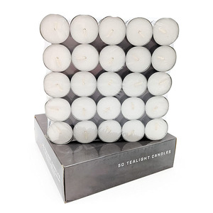 Velas de té perfumadas de la mejor calidad 4 horas 100PCs bolsa teelichter de vela de candelita - Product Image 1