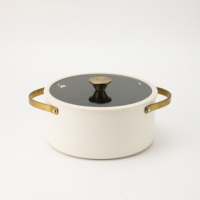 Ensemble de casseroles en aluminium léger, batterie de cuisine antiadhésive, ustensiles de cuisson multifonctionnels pour cuisinière à gaz et électrique