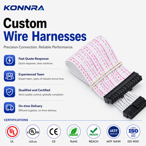 Kabel Harness Kompatibel Molex MX3.0 Kustom, Kabel Perakitan Konektor Kawat ke Papan dengan Pitch 3.0mm - Product Image 1