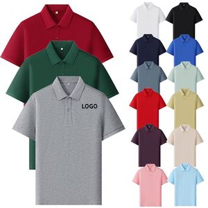 Polo en coton pur à séchage rapide et respirant avec impression de logo personnalisé pour la gym, la course, le golf, les entreprises et le personnel - Product Image 1
