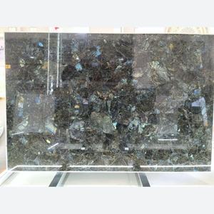 Pierre de jade bleue brésilienne de luxe, surface polie moderne, panneau mural décoratif pour villa, cuisine, salle de bain, appartement, salon - Product Image 1