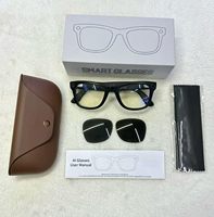 Lunettes intelligentes MT5 Ultra, caméra 8 mégapixels avec traduction IA en temps réel, appels avec étui de charge intégré