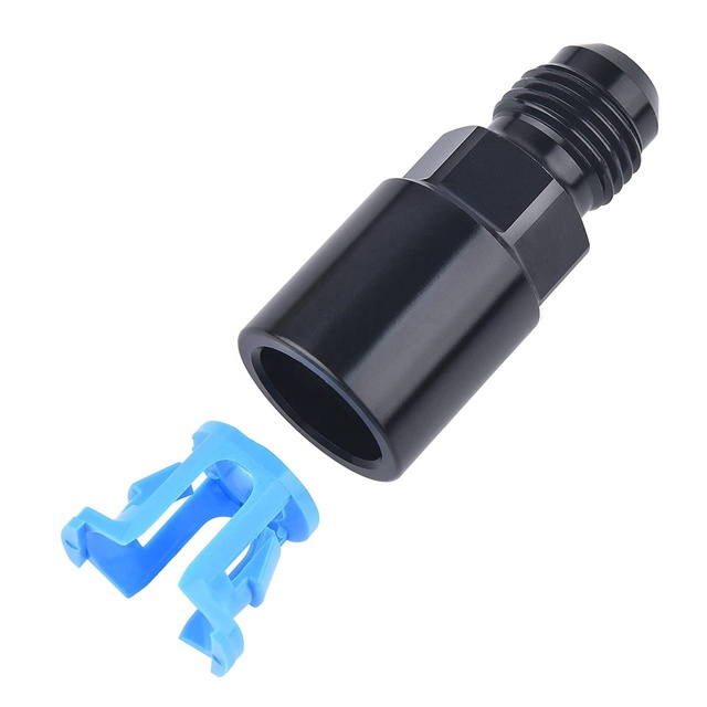 6AN Male to 5/16\" SAE Quick Disconnect Female Push-On EFI Pipe Fitting