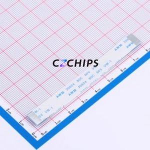 JS05A-16P-080-4-8 FFC Cable (Flexible Flat Cable) P=0.5mm Connector 16P 0.5mm 0.3mm Non-Inverting - Product Image 1