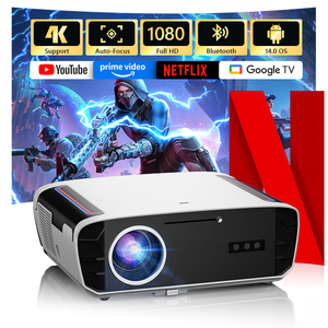 Nuevo Proyector 4K <span class=keywords><strong>de</strong></span> Alta Gama con Certificación Real <span class=keywords><strong>de</strong></span> Google TV, Full HD, Óptica Cerrada, 1850 ANSI, Altavoz <span class=keywords><strong>de</strong></span> 10W, Doby - Product Image 1